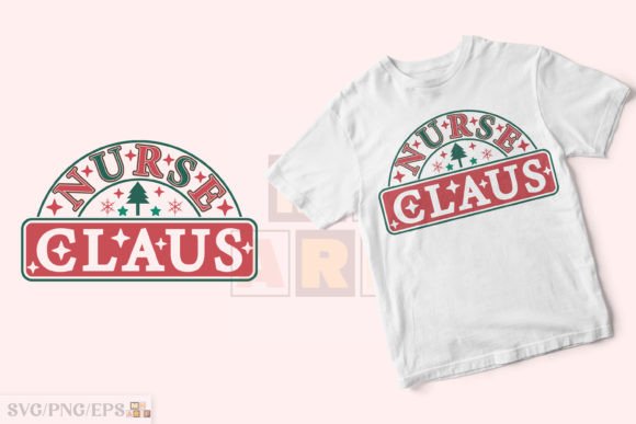 Download Nurse Claus Christmas Shirt SVG Design - Christmas shirt Collection