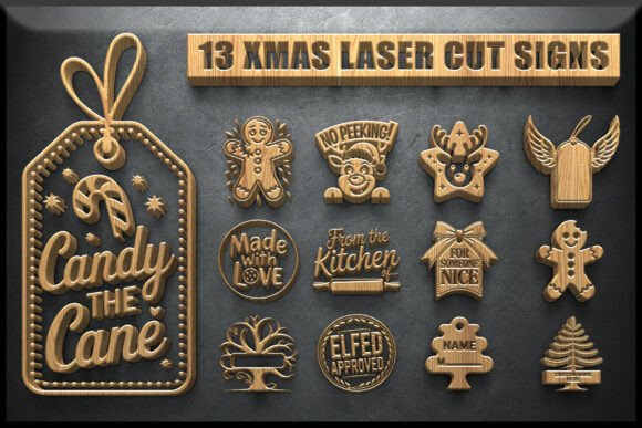 Download Christmas Sign SVG Bundle - Christmas sign Collection