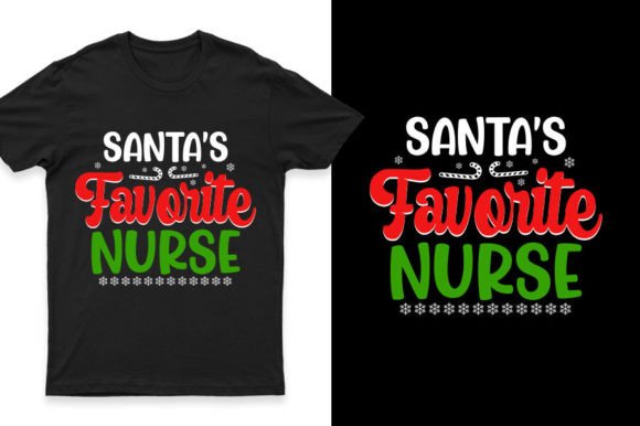 Download Santa's Favorite Nurse Christmas Shirt - Christmas shirt Collection