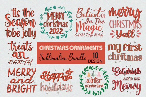 Download Christmas Ornaments Sublimation Bundle - Christmas ornaments sublimation bundle Collection