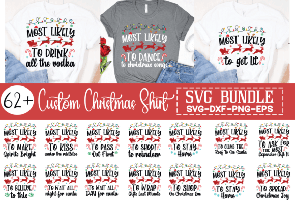 Download Custom Christmas Shirt Bundle Svg Png - Christmas shirt Collection