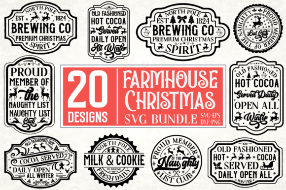 Download Farmhouse Christmas Sign Svg Bundle - Christmas sign Collection