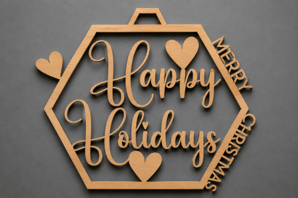 Download Happy Holidays Christmas Sign SVG - Christmas sign Collection